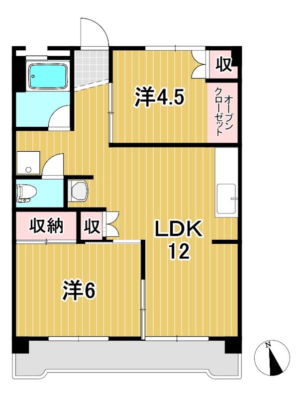 フェリース！日立 間取り