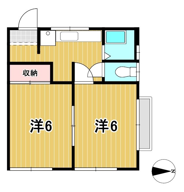高橋アパート  間取り
