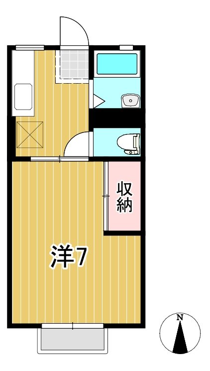 たなべハイツ　Ａ 間取り