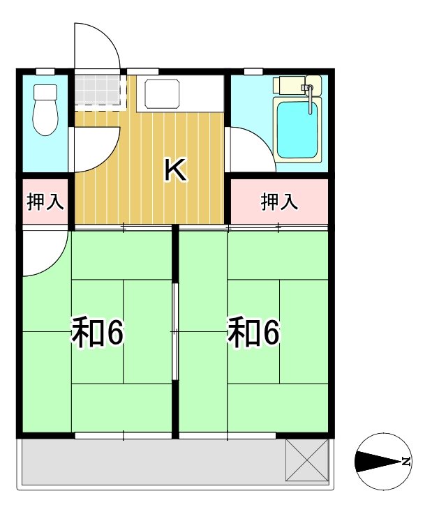 関アパート 間取り