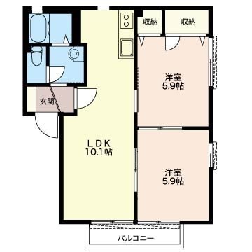 パルティール  間取り