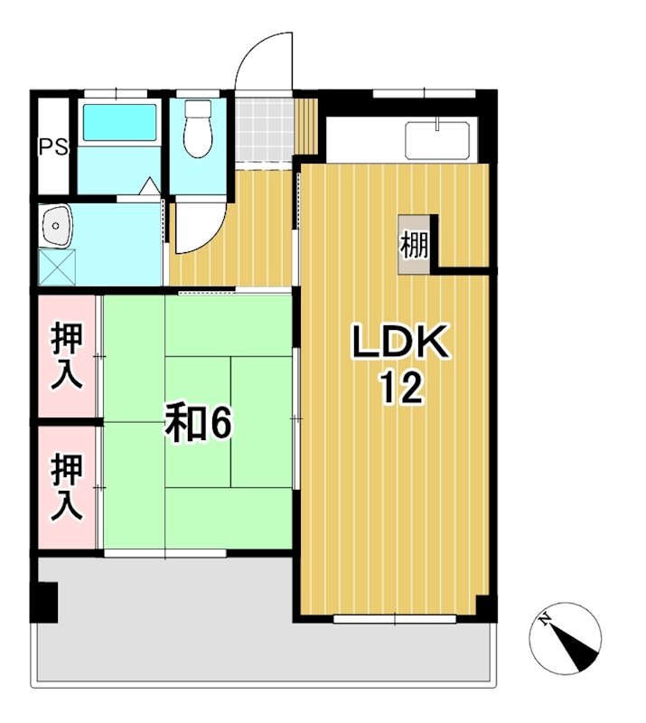 常陽ハイツ 間取り