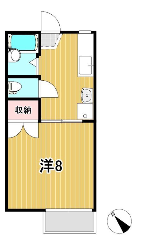 コーポ成瀬 間取り