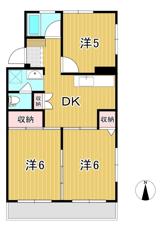 ハイツことぶき 間取り