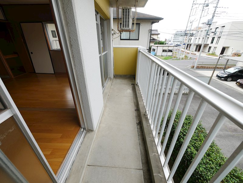 ハイツことぶき ベランダ
