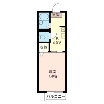 シャルム中成沢 間取り