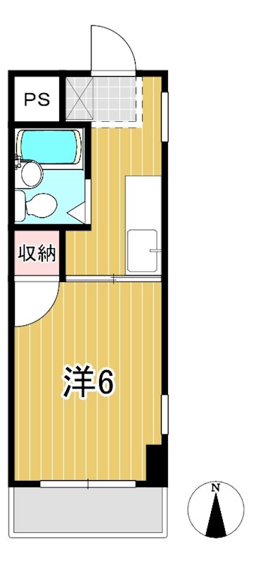 油縄子第２ハイツ 間取り