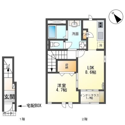 ポルトカーザ（Ｐｏｒｔｏ　Ｃａｓａ） 間取り