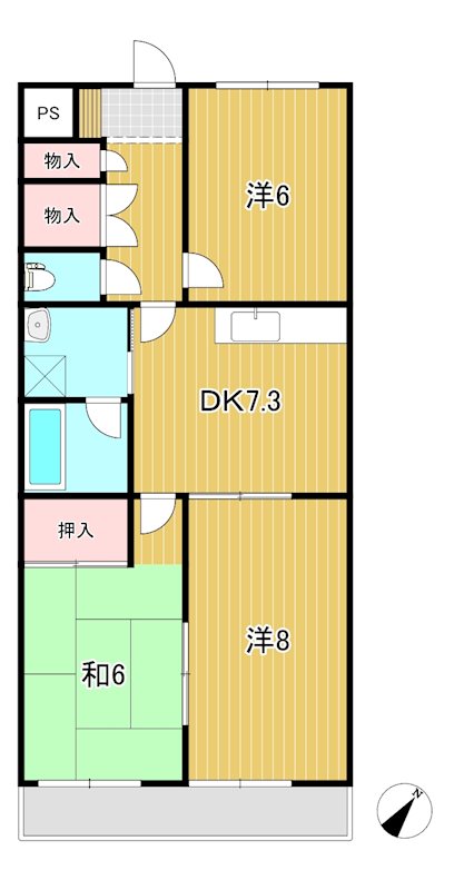 ヴァンヴェールＫ 間取り