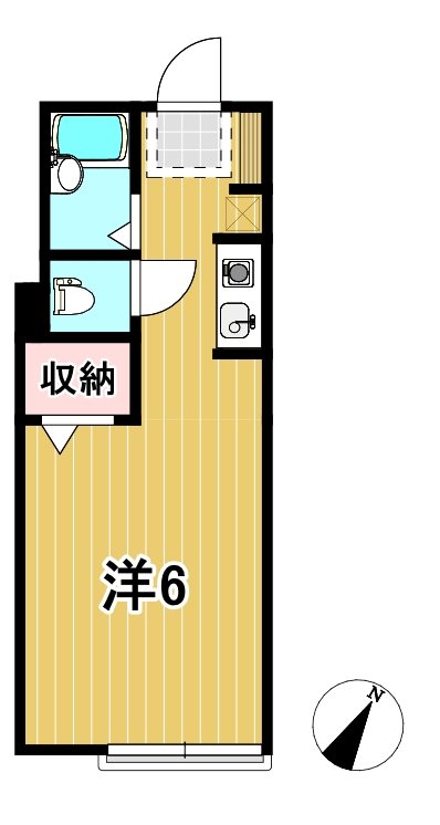 戸崎スチューデンツハウスＣ 間取り