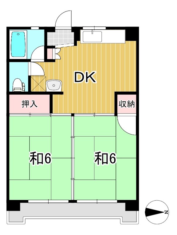 グリーン大みか    間取り