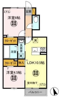 シスモンスⅡ 間取り