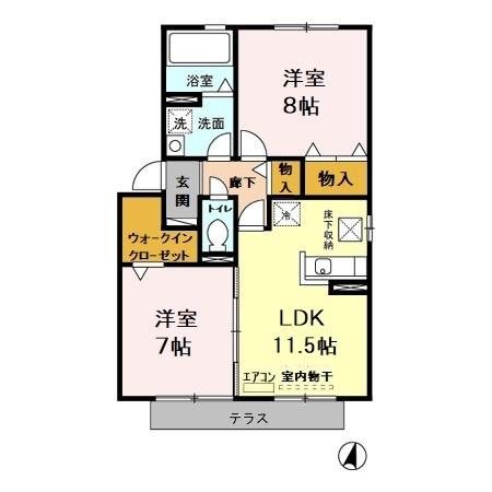 ロイヤルスクエアＣ 間取り