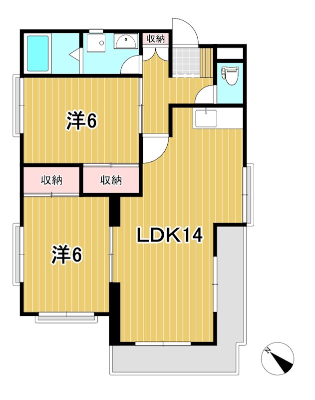 ラ・プリマヴェーラ　C 間取り