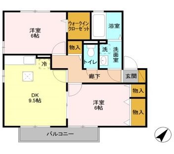 リビングタウン東海Ｅ 間取り