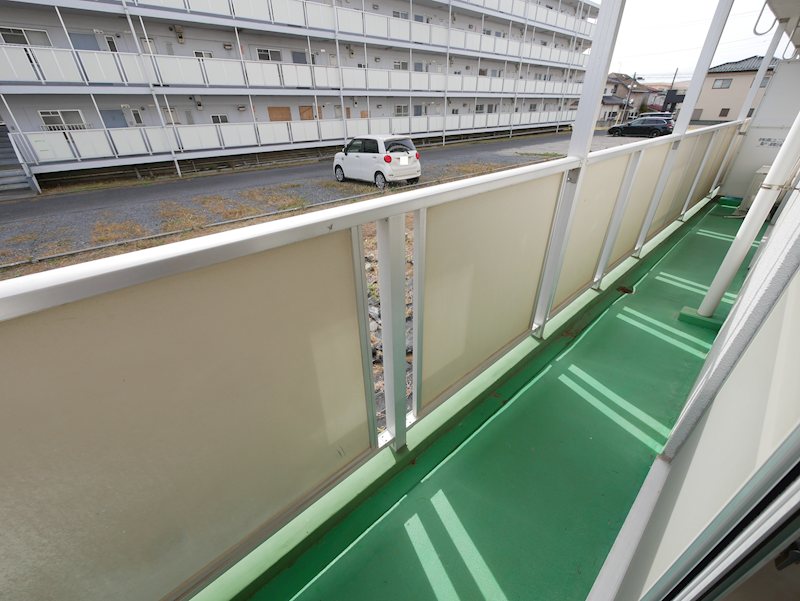 ビレッジハウス日立4号棟 ベランダ