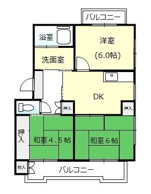 多賀ハイツＢ 間取り
