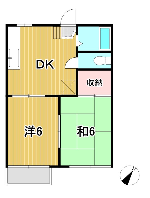 コーポあんず  間取り
