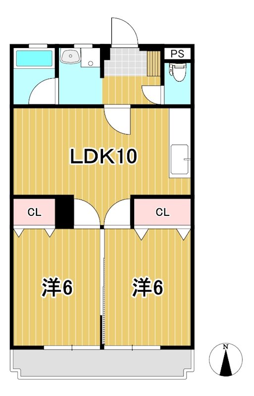 コーポ三協Ⅰ 間取り