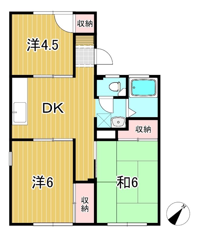 コーポ塙山 間取り