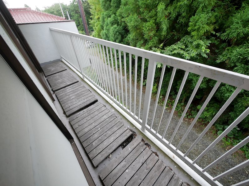 シークレットベース ベランダ