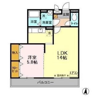グレースヒルズⅠ 間取り