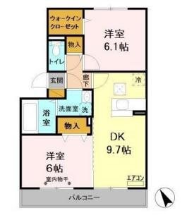 コスモパークＡ 間取り