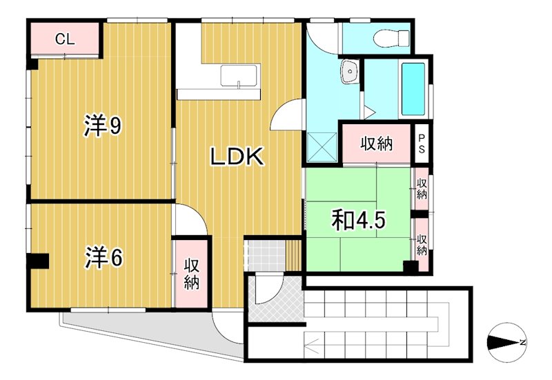 シャトー野村 間取り
