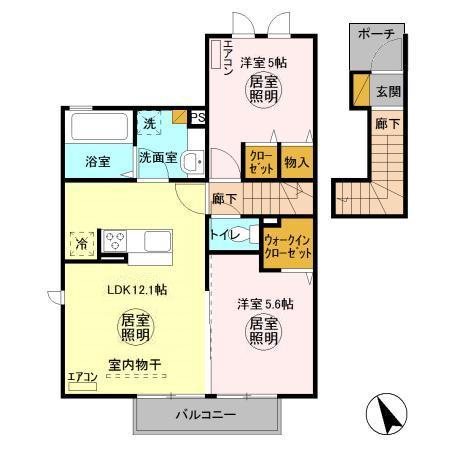 ロッソドゥーエⅡ 間取り