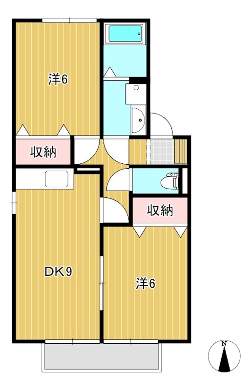 パストラルB 間取り