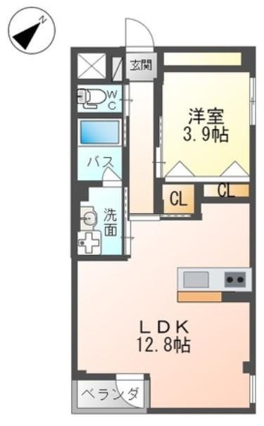 コンフォール二軒茶屋 間取り