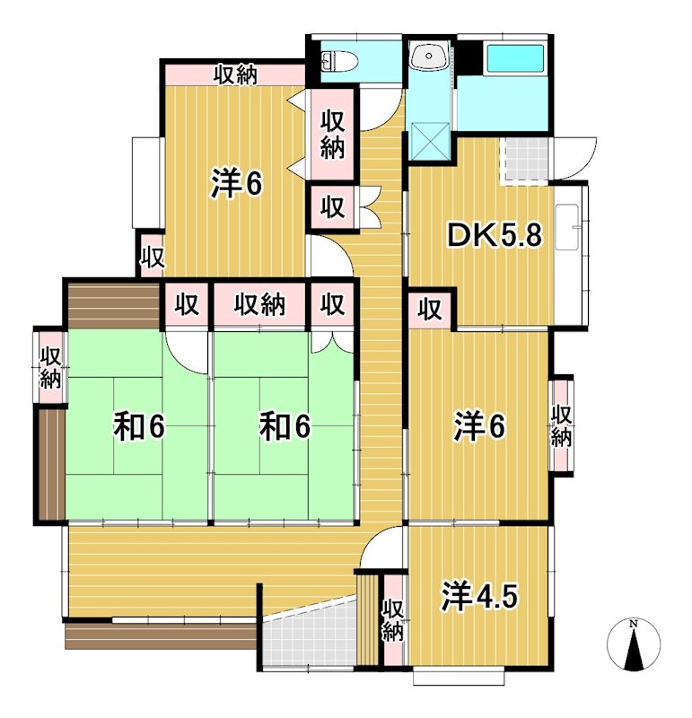 高萩市上手綱戸建 間取り