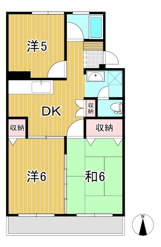 ハイツことぶき 間取り