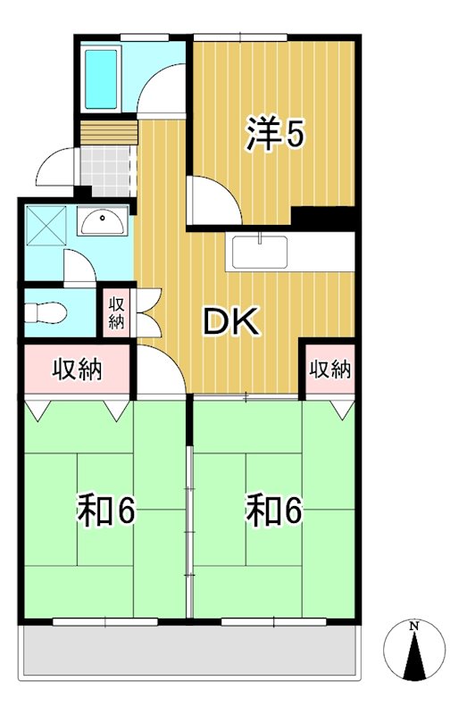 ハイツことぶき 間取り