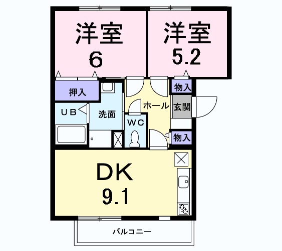 サンブルージュ 間取り