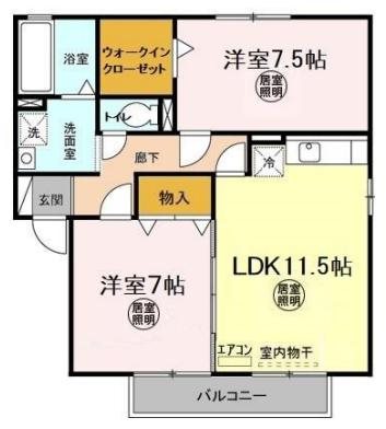アトリオＢ 間取り