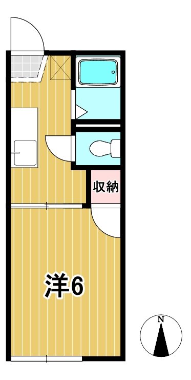 コーポ野上Ｃ  間取り