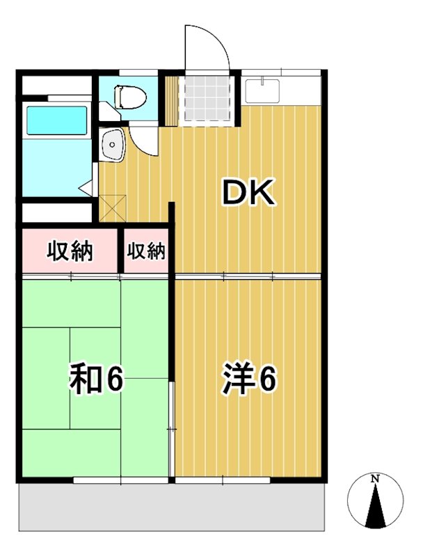 ハイツＷＡＣＨＩ　Ａ 間取り
