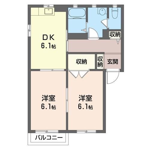 ディアスまいづる 間取り