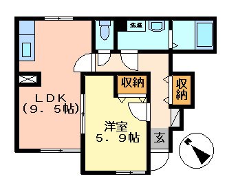 クラッセ表原 間取り