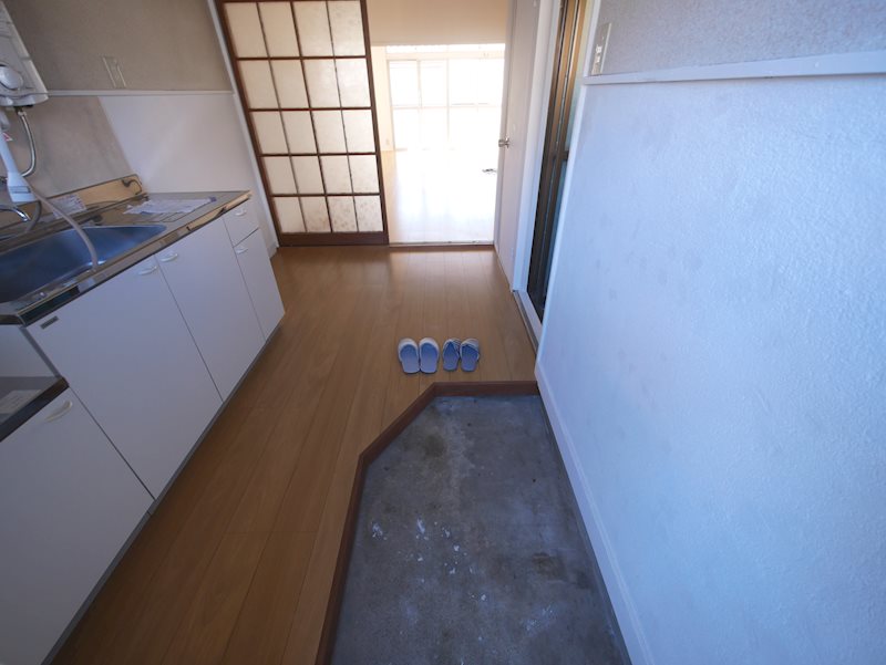 平野アパート 玄関