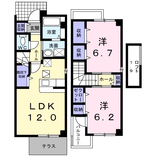 プラティークＡ 間取り