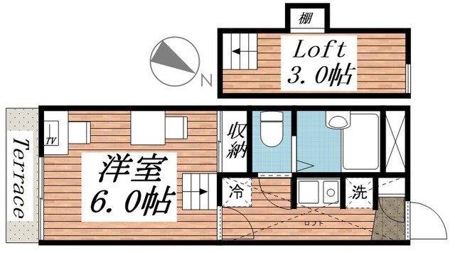 河原子レジデンス 間取り