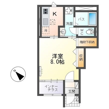 アンポワロー（ｕｎ　ｐｏｉｒｅａｕ） 間取り