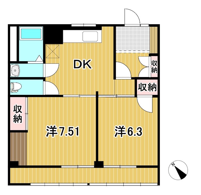 ヴィラハイツ 間取り