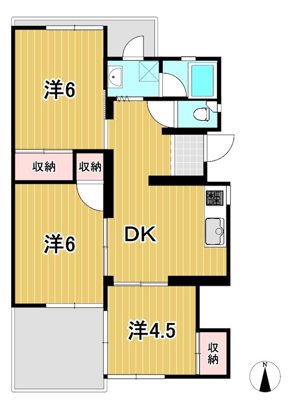 トマトハイツＢ 間取り