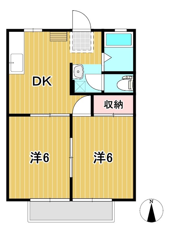 メールハイツB 間取り