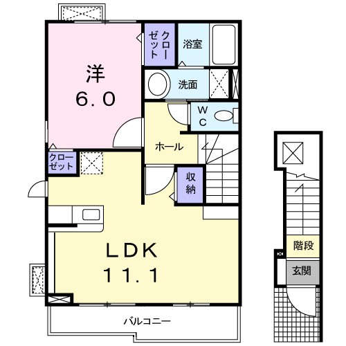メゾン　コリーヌⅡ 間取り