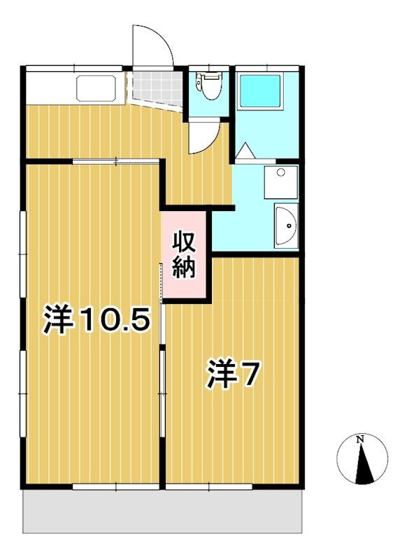 西野アパート 間取り