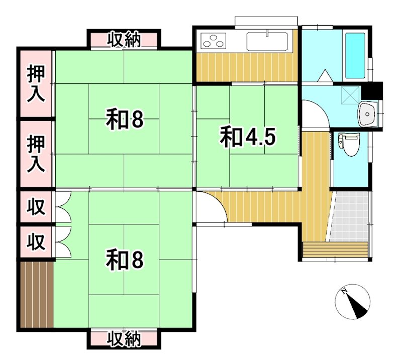 河原子町4丁目西名住宅 間取り